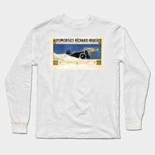 Automobiles Richard Brasier Phantom French Advertisement Vintage Car Long Sleeve T-Shirt